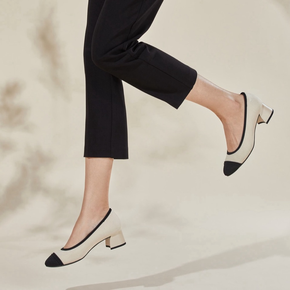 Vivaia Round-Toe Chunky Heels (Julie Pro) Size 40